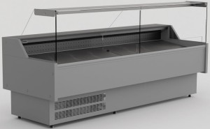 Lada chłodnicza Oris 2.5 - 1.1 - DYN | chłodzenie dynamiczne | szyba uchylna | 2584x1095x1270mm