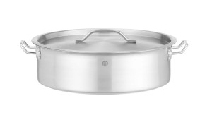 Garnek niski z pokrywką | 15,8 l | ⌀380x139mm | okrągły