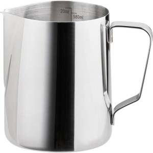 Dzbanek stalowy do spieniania mleka z miarką | 0,58 l