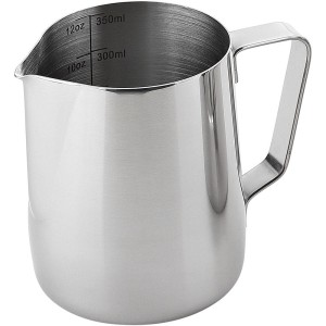 Dzbanek stalowy do spieniania mleka z miarką | 0,35 l