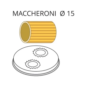 Matryca formująca do maszynki do makaronu PF80E i MPF8N MACCHERONI - ø 15 mm