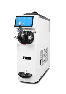 Maszyna do lodów włoskich RQ16E PRO | 1 smak | pompa napowietrzająca | nocne chłodzenie | duży wyświetlacz | nastawna | 6l