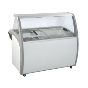 Dystrybutor do lodów | witryna do lodów SIC9WB | 9 kuwet | 1350x838x1270 mm