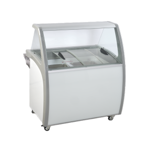 Dystrybutor do lodów | witryna do lodów SIC6WBL | 6 kuwet | 1080x838x1270 mm